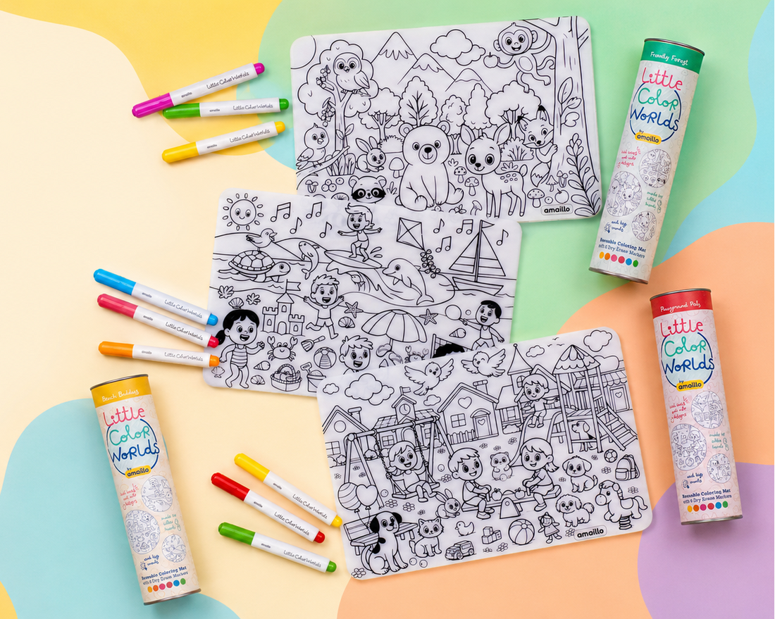 We're live! Introducing Little Color Worlds by Amaillo Toys
