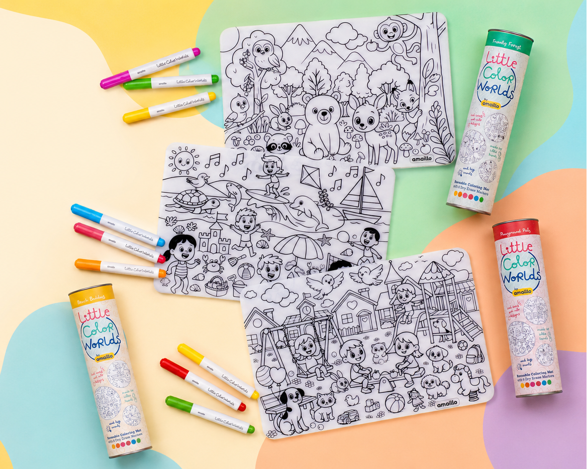 We're live! Introducing Little Color Worlds by Amaillo Toys