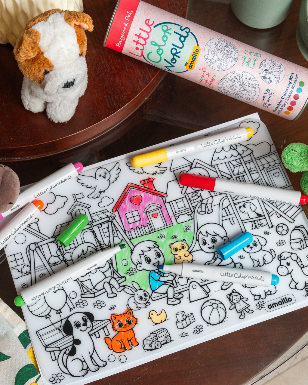 Playground Pals Reusable Coloring Mat